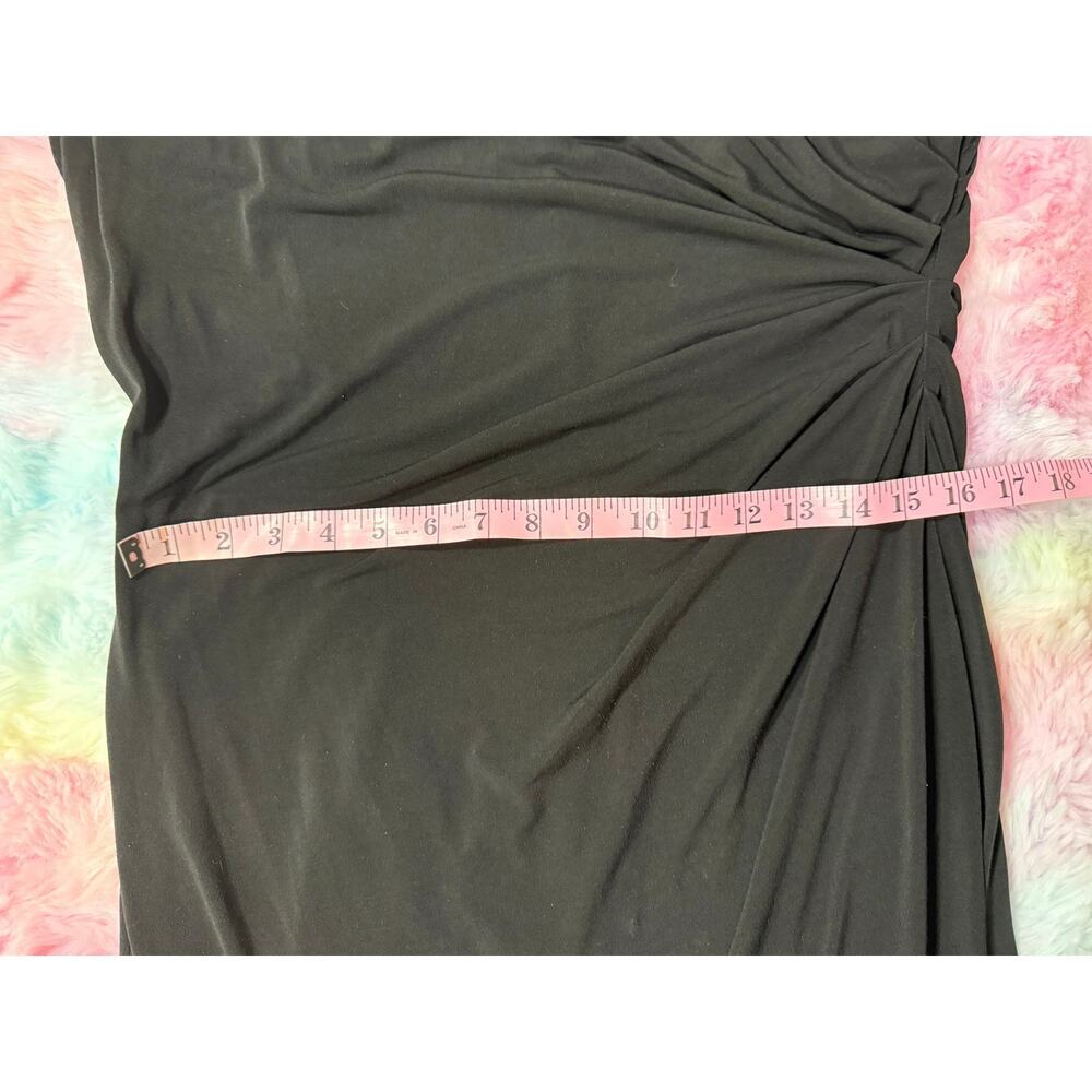 Victoria Secret Black Ruched Sheath Dress L - Picture 10 of 12